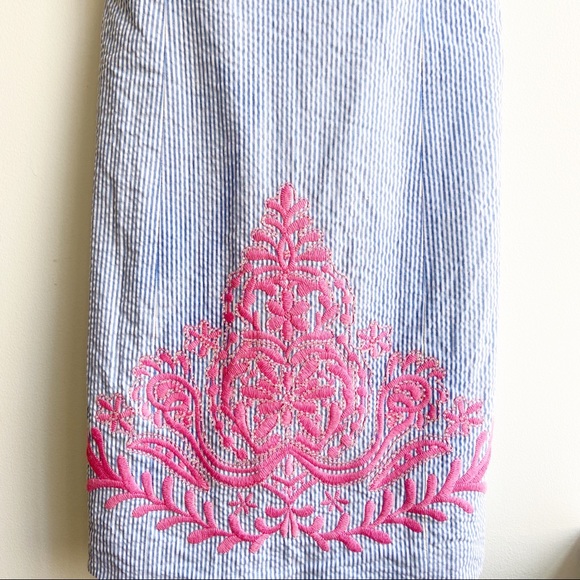 Lilly Seersucker Strapless 2 - Picture 3 of 5